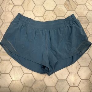 Lululemon Utility Blue Hotty Hot 12 2.5”
